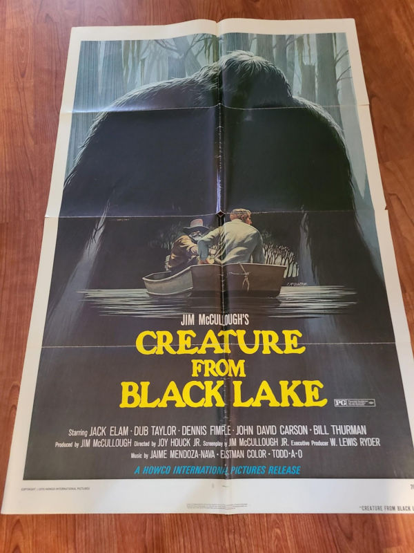 Creature from Black Lake 1976 1 Sheets/US