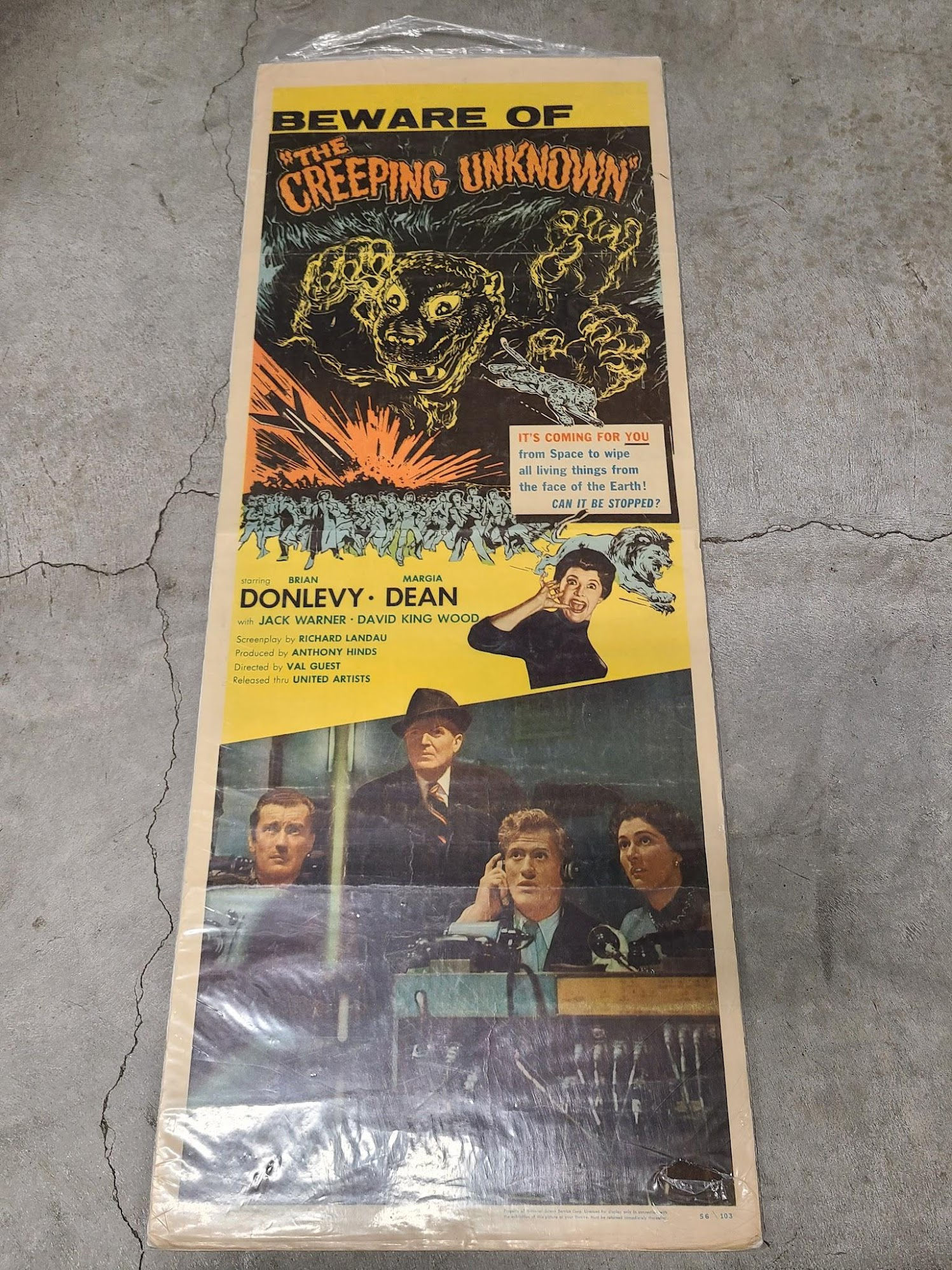 Creeping Unknown 1956 Inserts