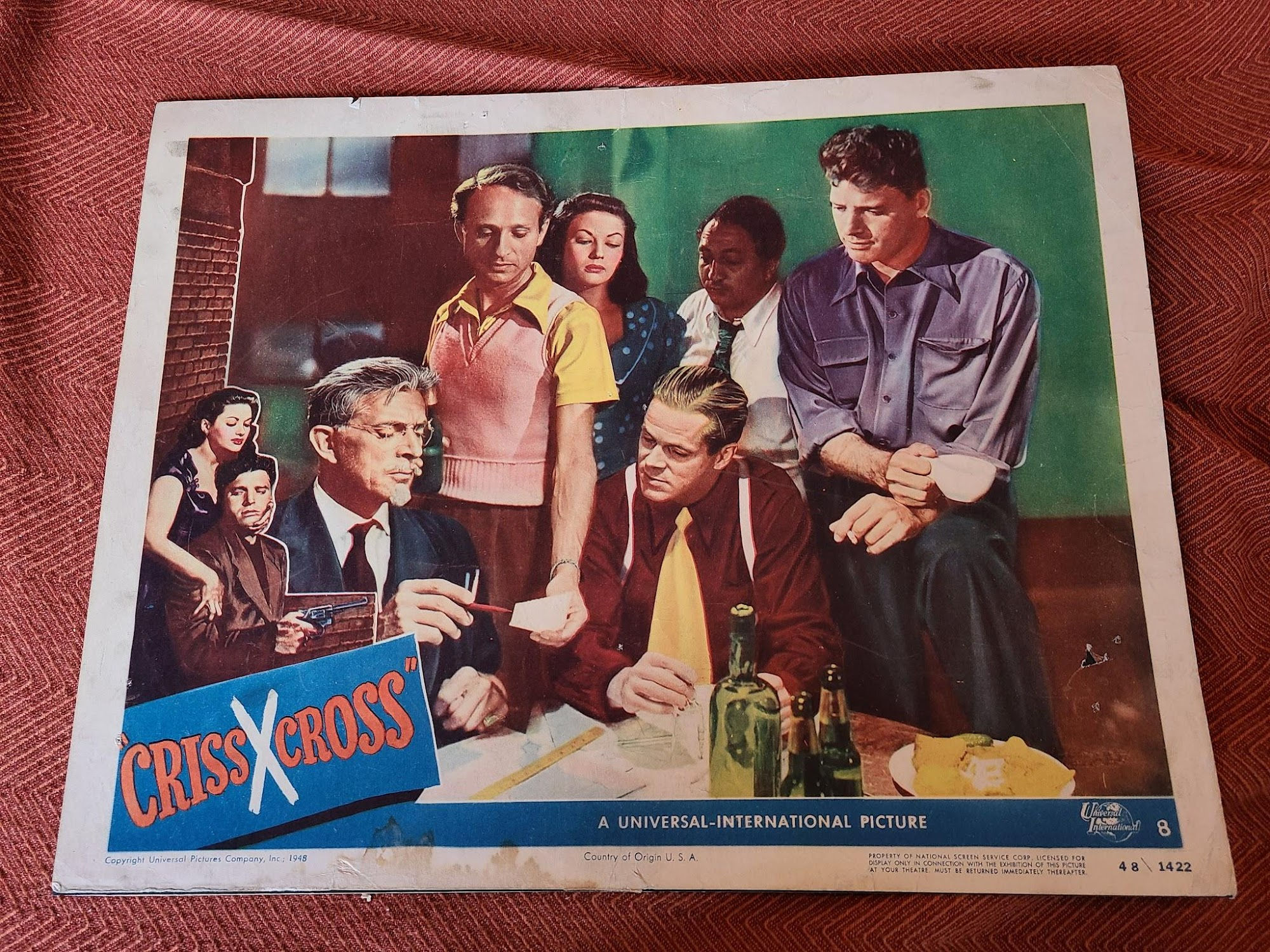 Criss Cross 1948 General Lobby Cards