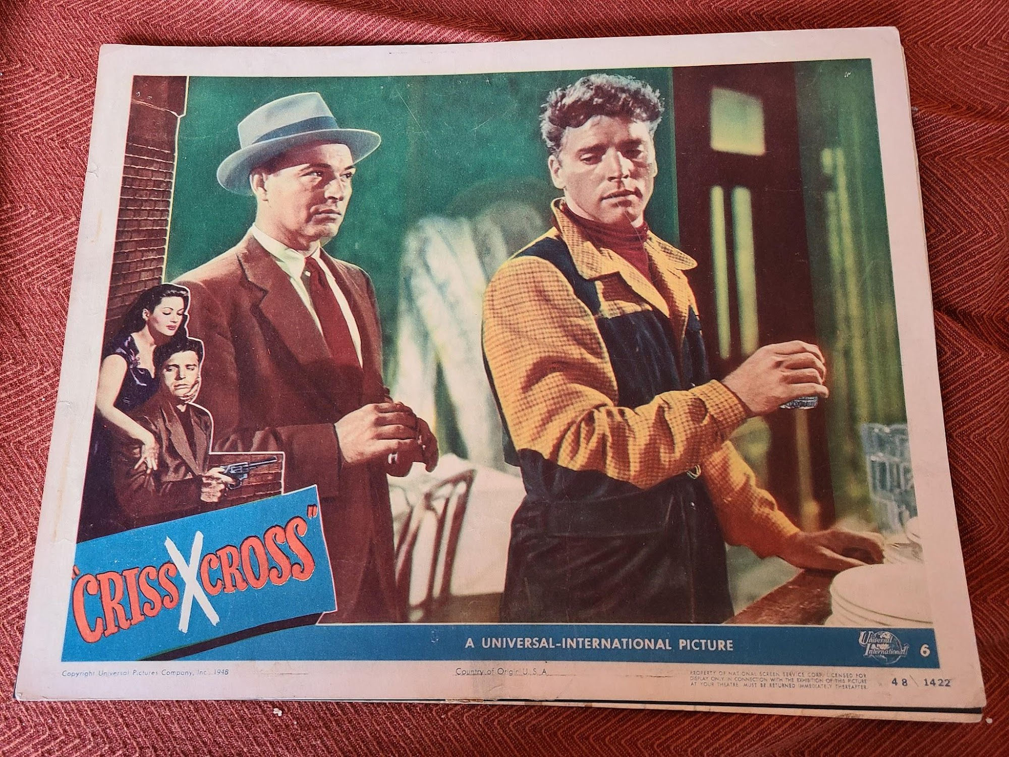 Criss Cross 1948 General Lobby Cards