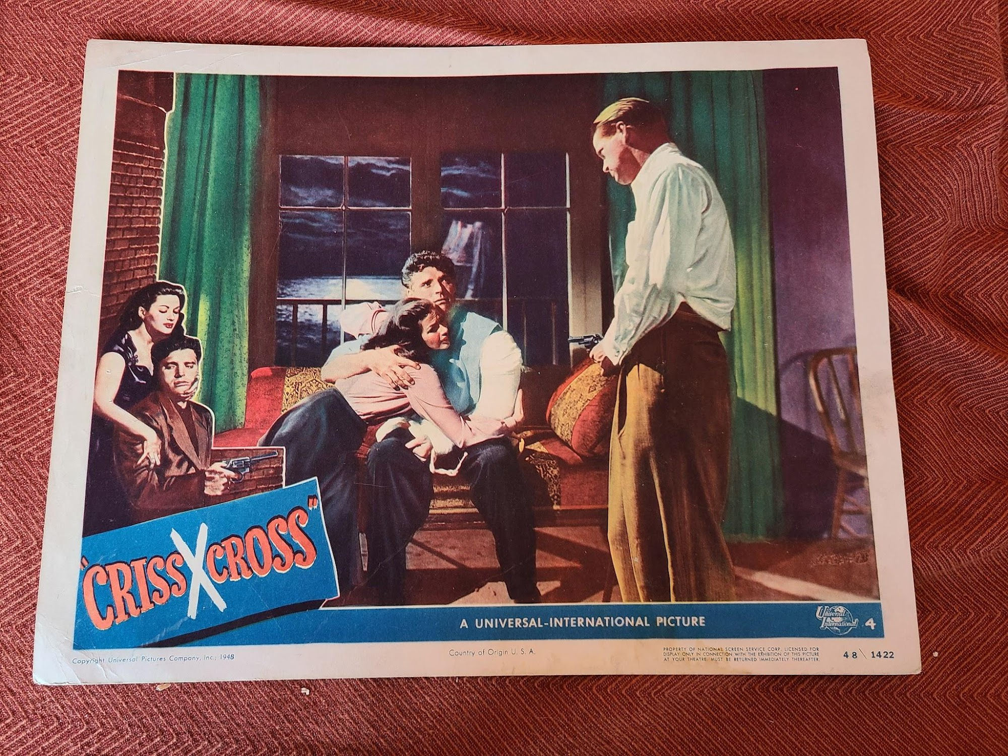 Criss Cross 1948 General Lobby Cards