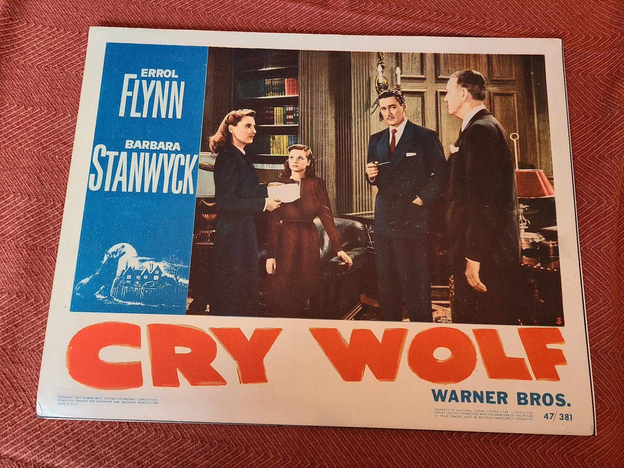 Cry Wolf 1947 General Lobby Cards
