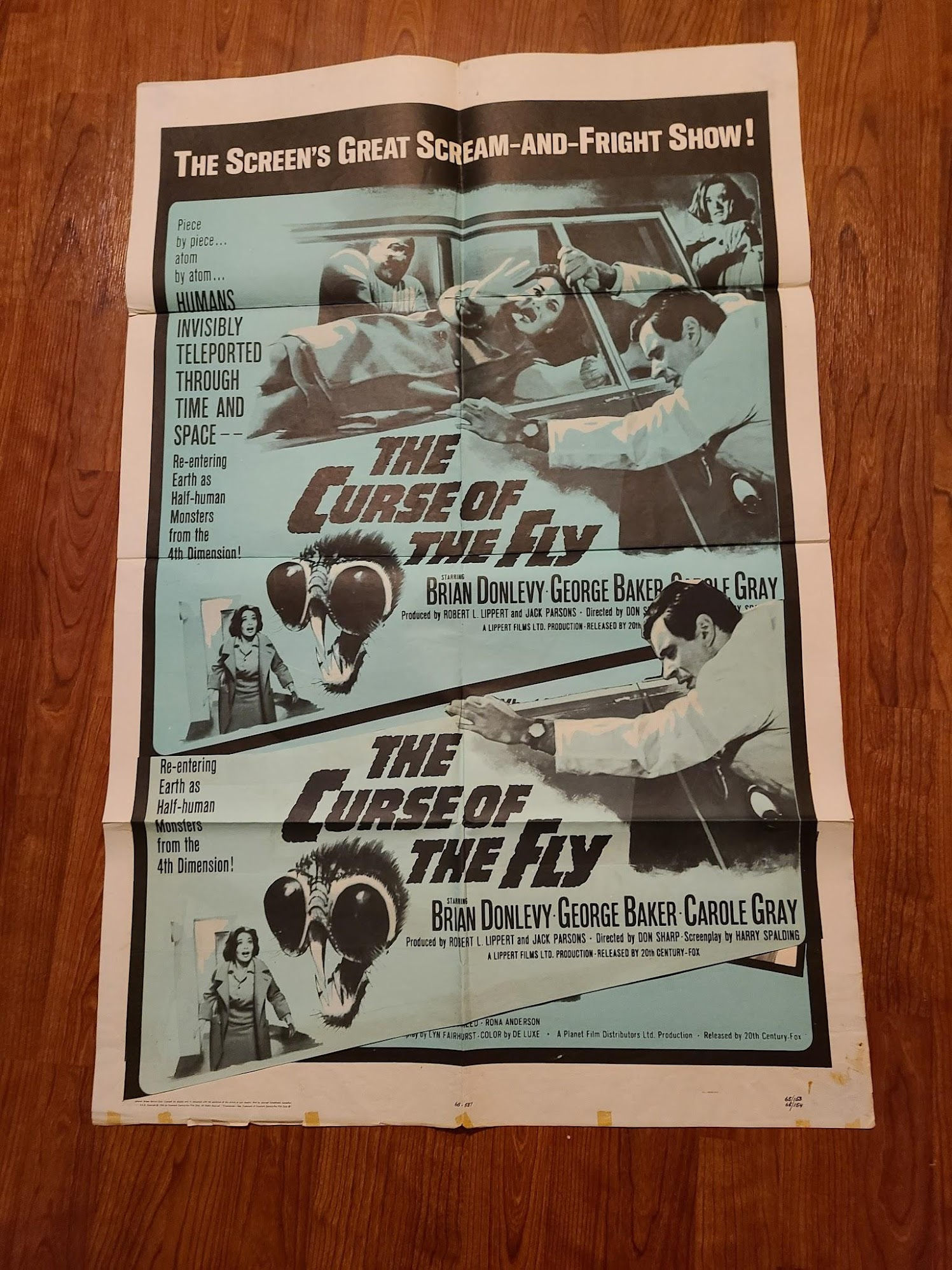 Curse Of The Fly 1965 1 Sheets/US