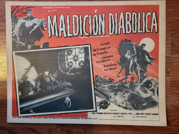 Curse Of The Undead 1959 Mexican Lobby Cards