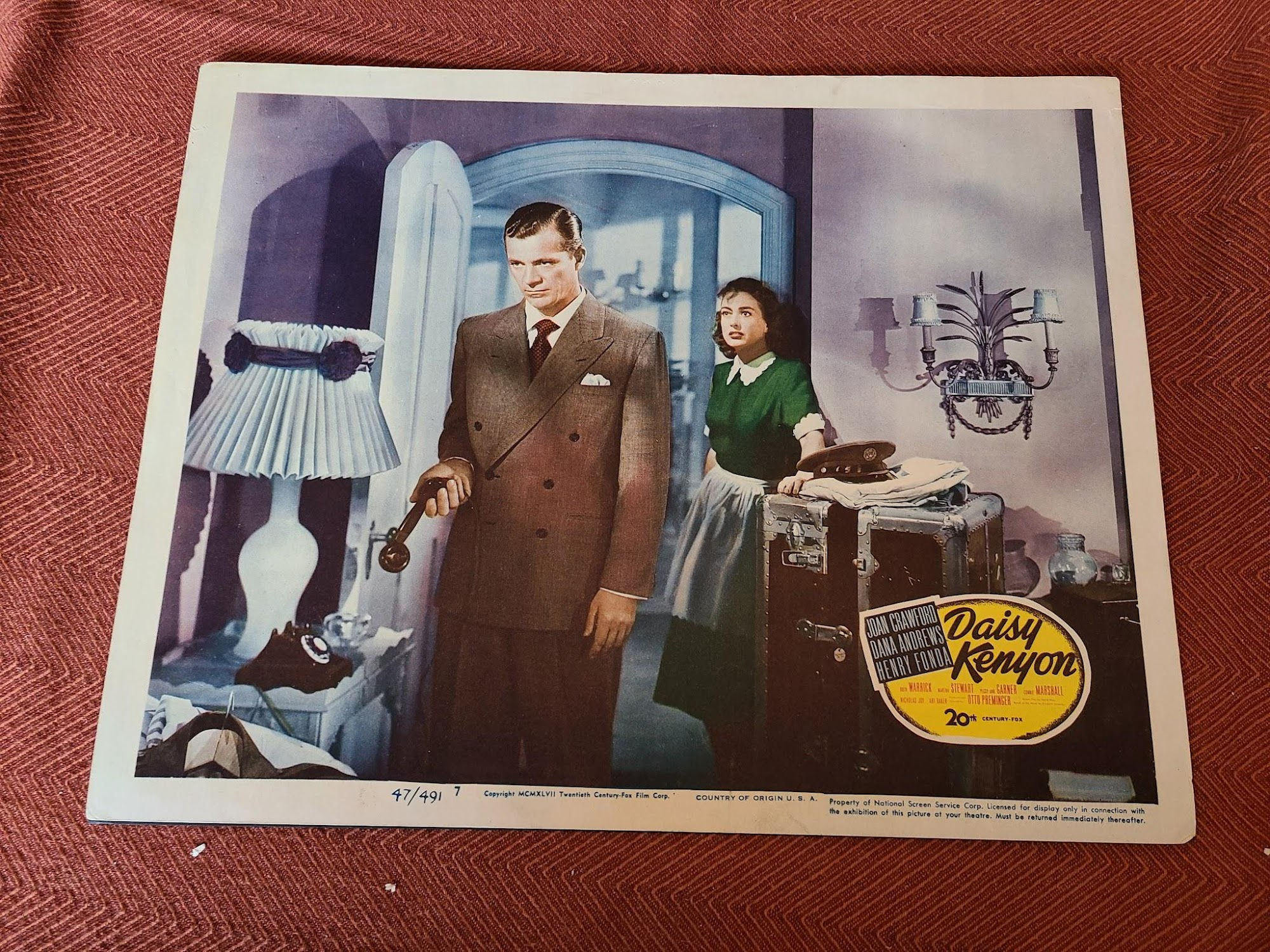 Daisy Kenyon 1947 General Lobby Cards