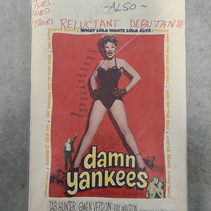 Damn Yankees 1958 Window Cards
