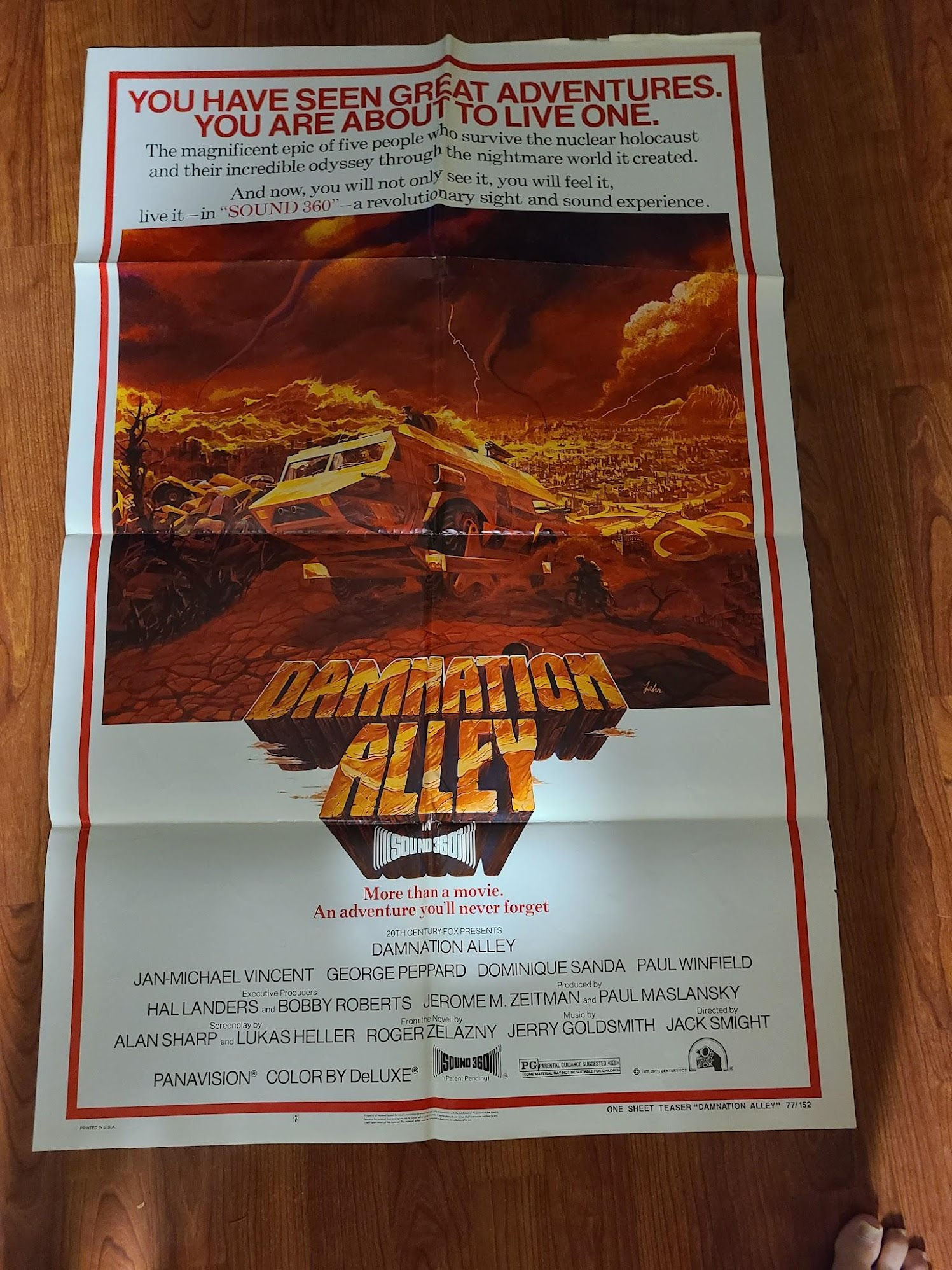 Damnation Alley 1977 1 Sheets/US