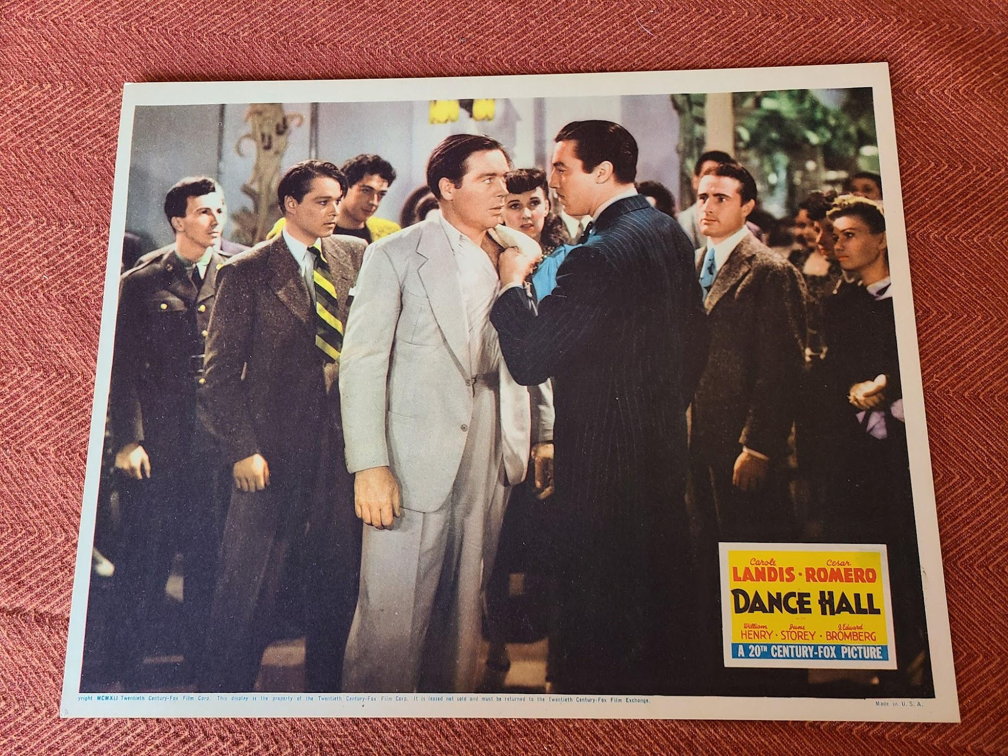 Dance Hall 1941 General Lobby Cards
