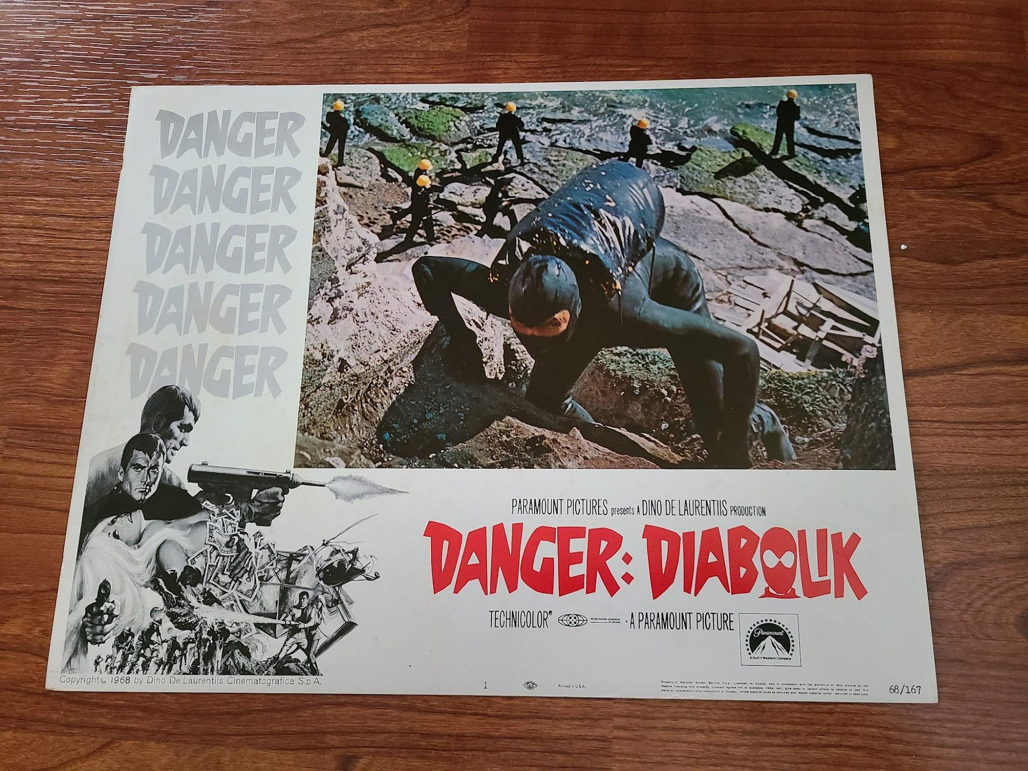 Danger: Diabolk 1968 General Lobby Cards