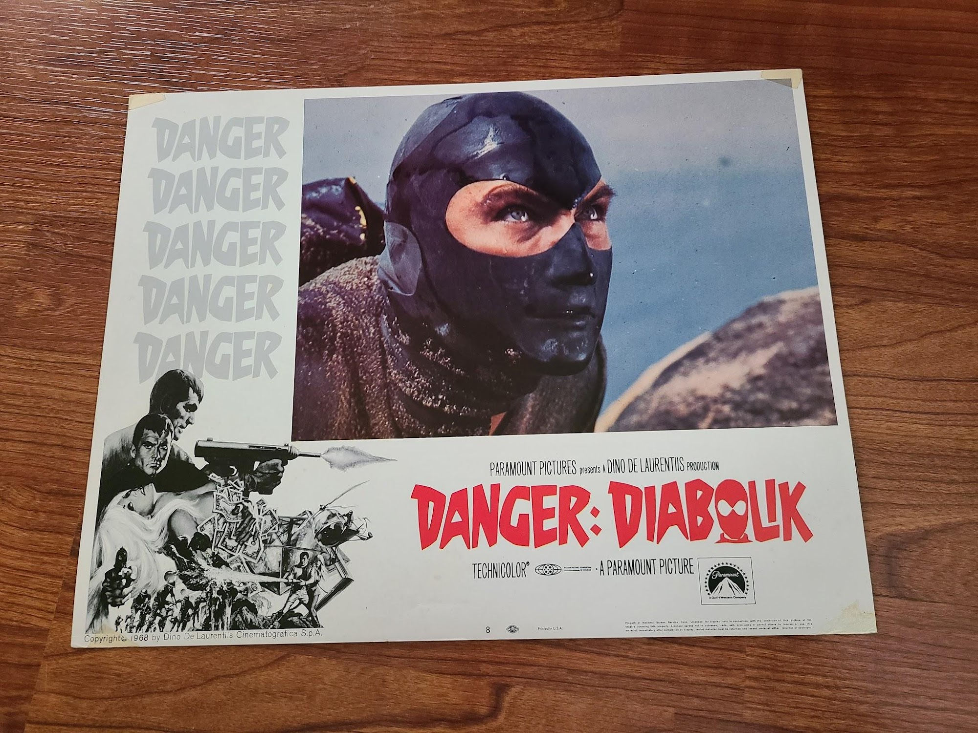 Danger: Diabolk 1968 General Lobby Cards