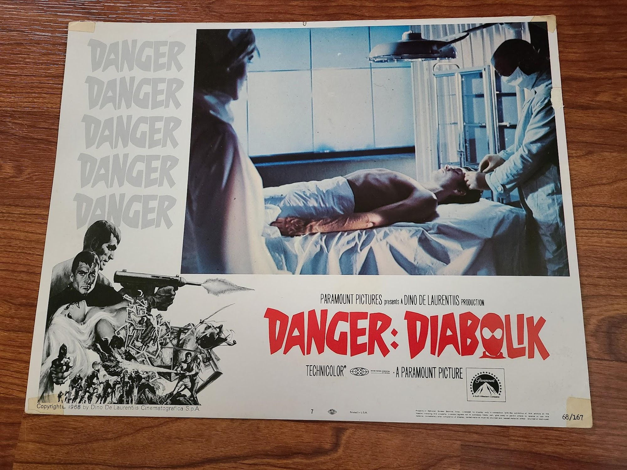 Danger: Diabolk 1968 General Lobby Cards