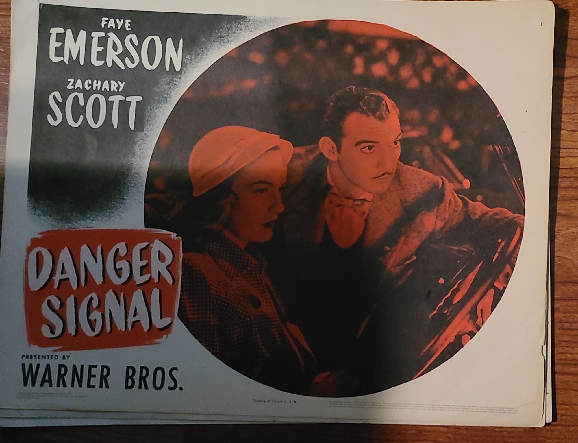 Danger Signal 1945 General Lobby Cards