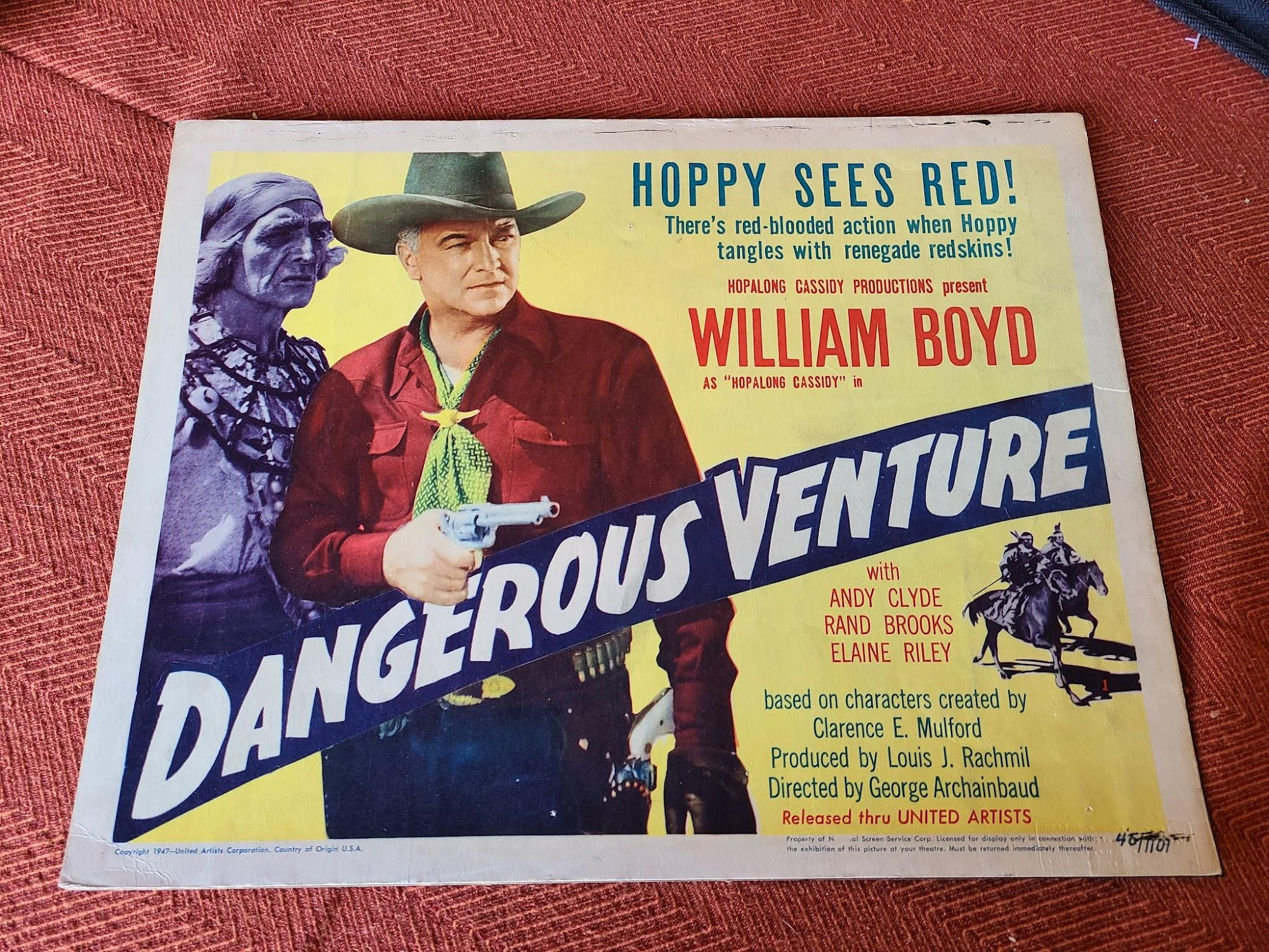 Dangerous Venture 1946 Western Lobby Cards