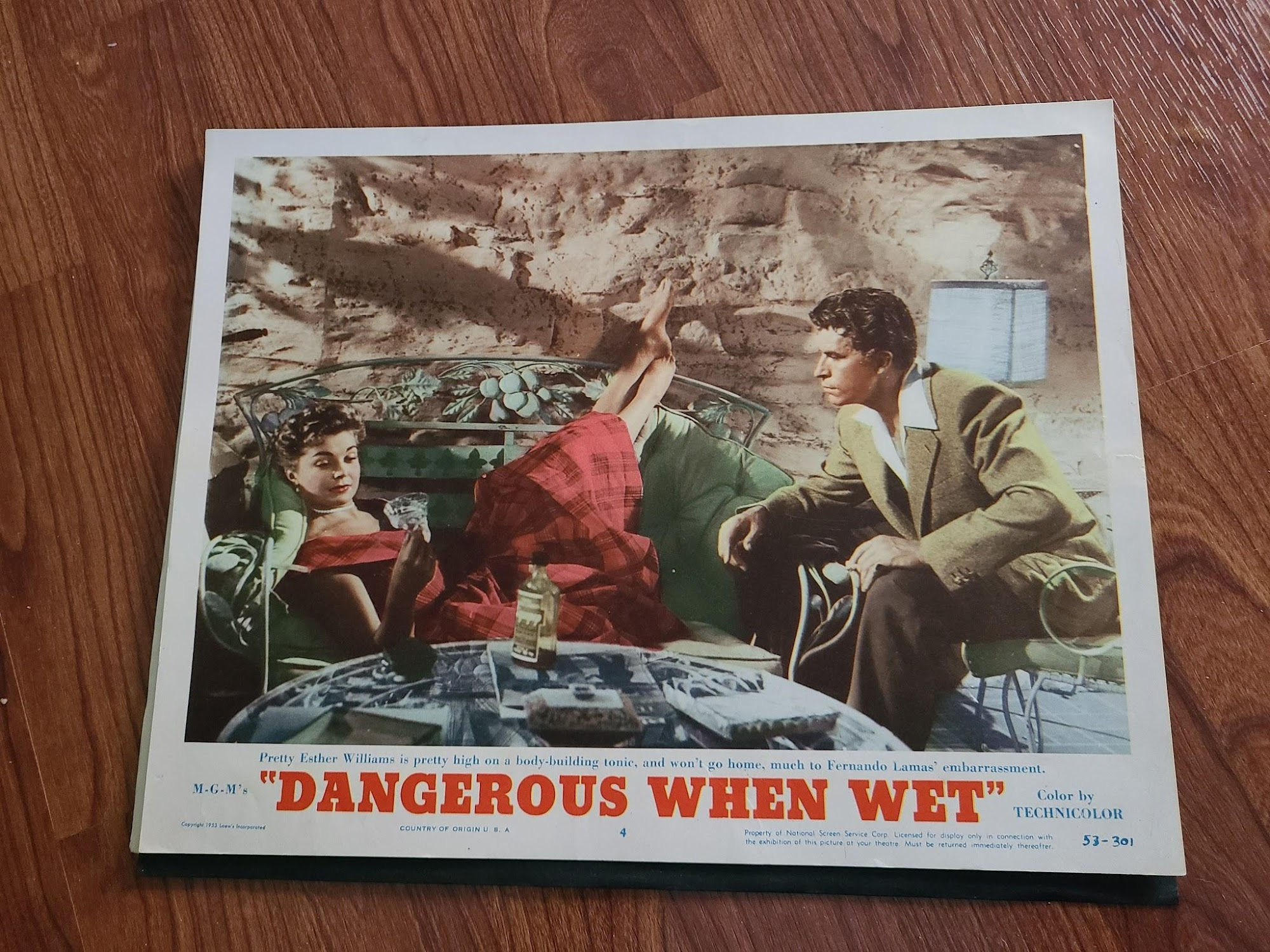 Dangerous When Wet 1953 General Lobby Cards