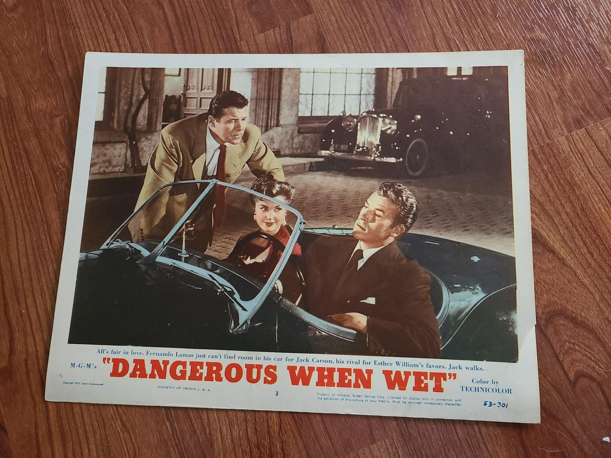 Dangerous When Wet 1953 General Lobby Cards