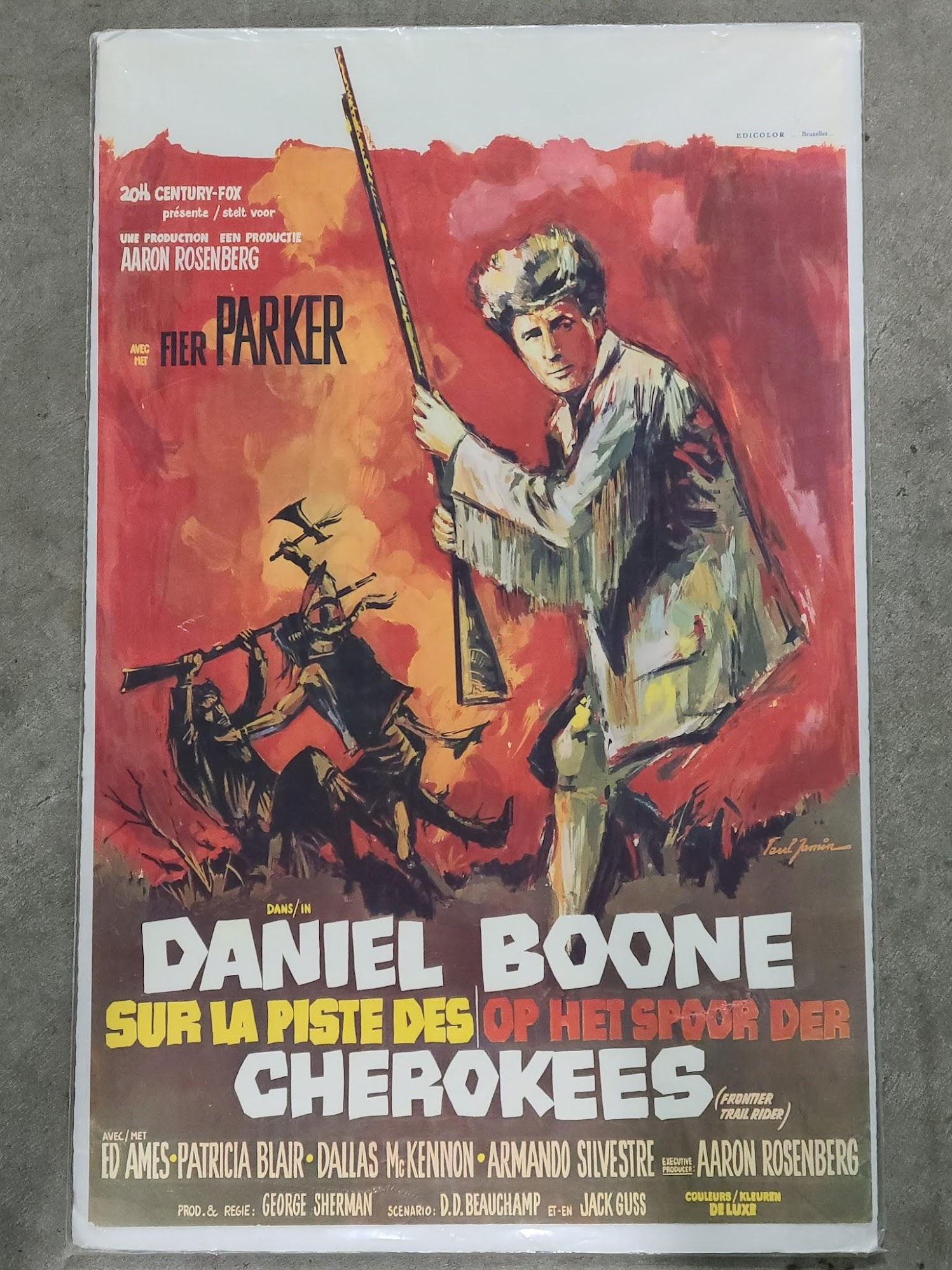 Daniel Boone: Frontier Trail Rider 1966 Belgium