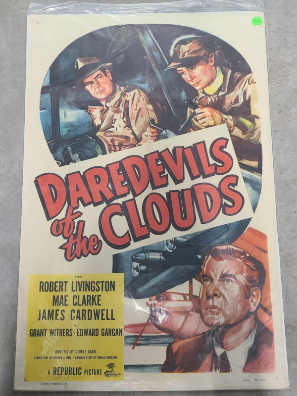 Daredevils Of The Clouds 1948 1 Sheets/US