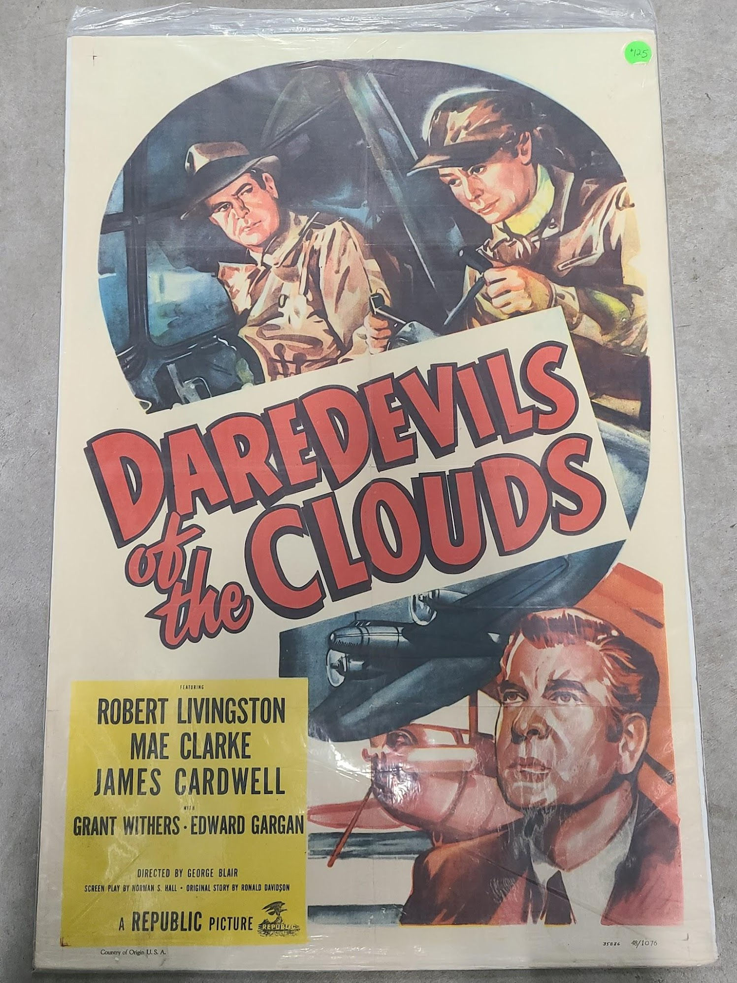 Daredevils Of The Clouds 1948 1 Sheets/US