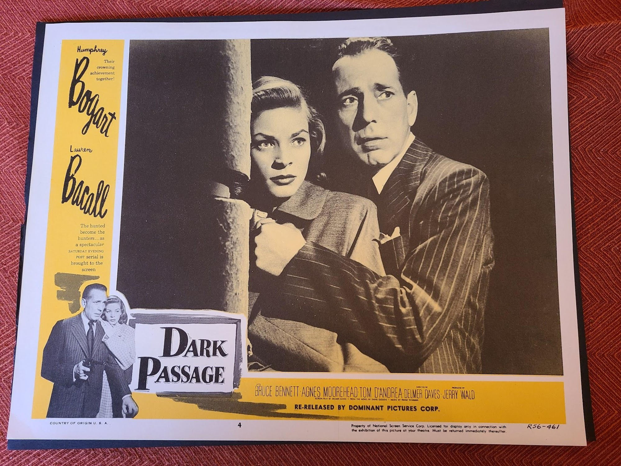 Dark Passage 1947 General Lobby Cards