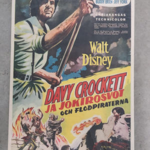 Davy Crockett & The River Pirates 1956 Swedish Slope