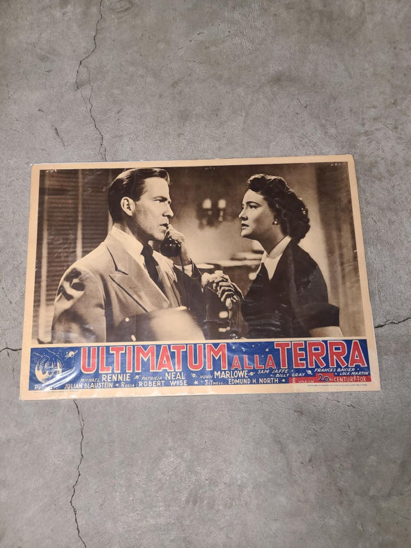 Day The Earth Stood Still 1951 Italian Cards