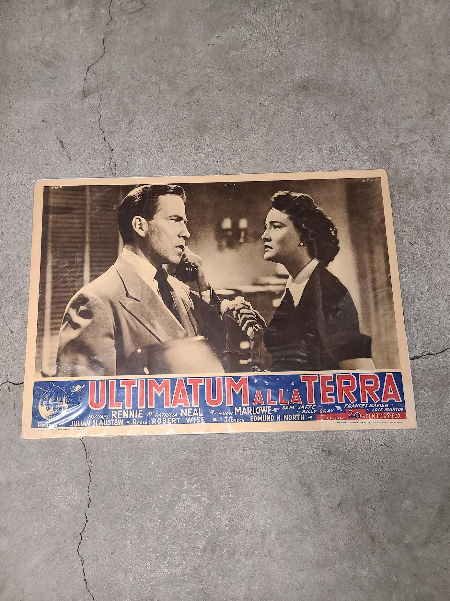 Day The Earth Stood Still 1951 Italian Cards