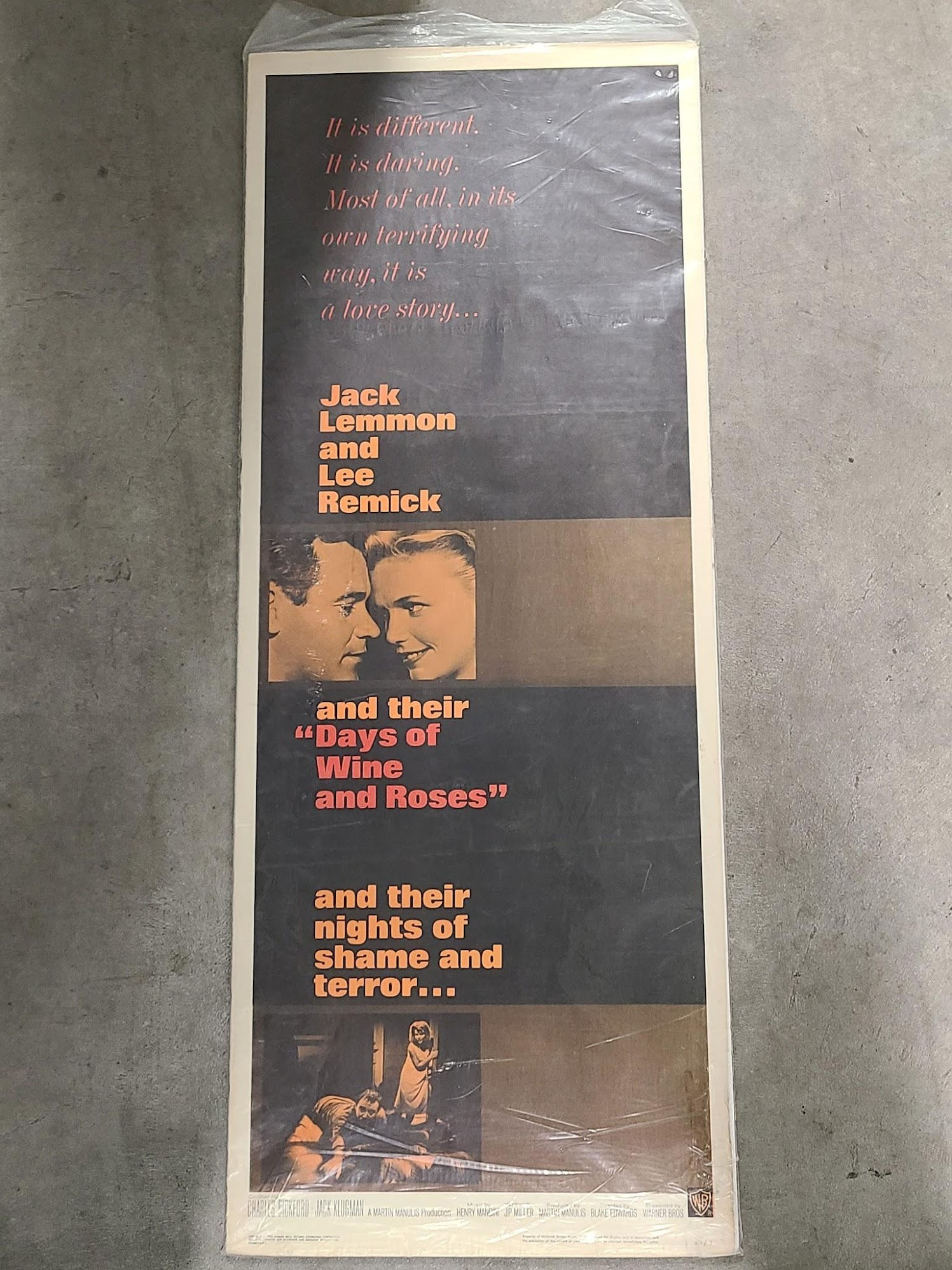 Days of Wine And Roses 1962 Inserts