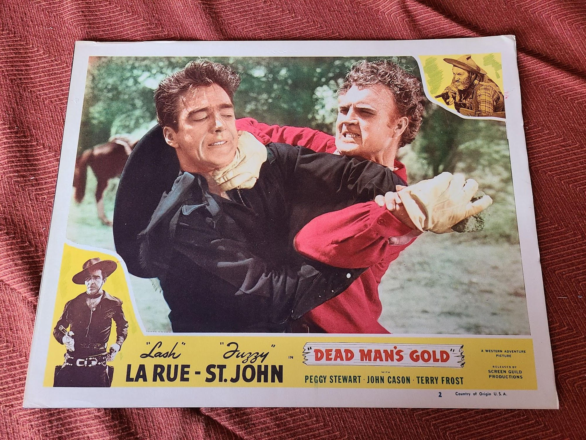 Dead Man's Gold  Western Lobby Cards