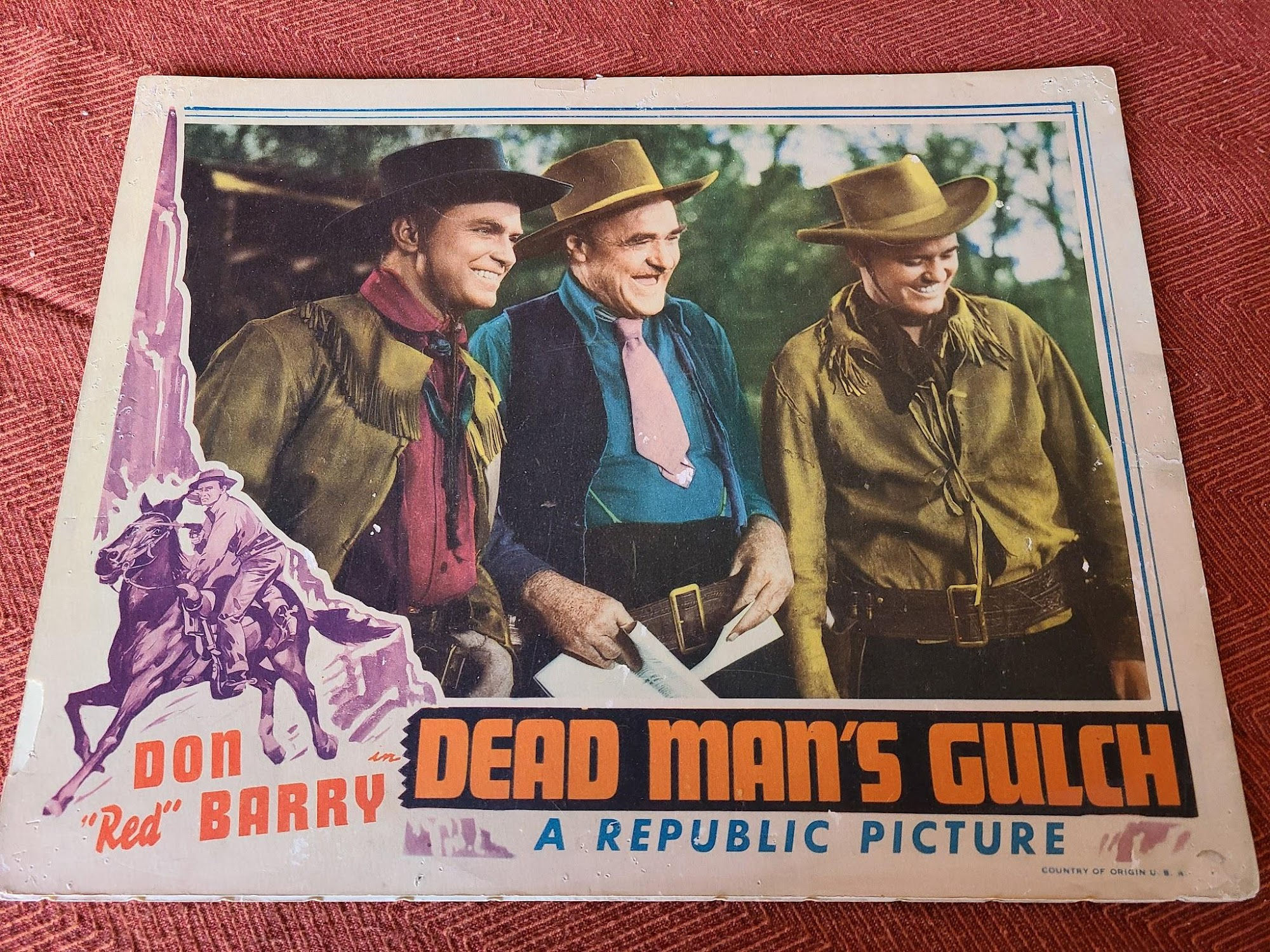 Dead Man's Gulch 1943 Western Lobby Cards