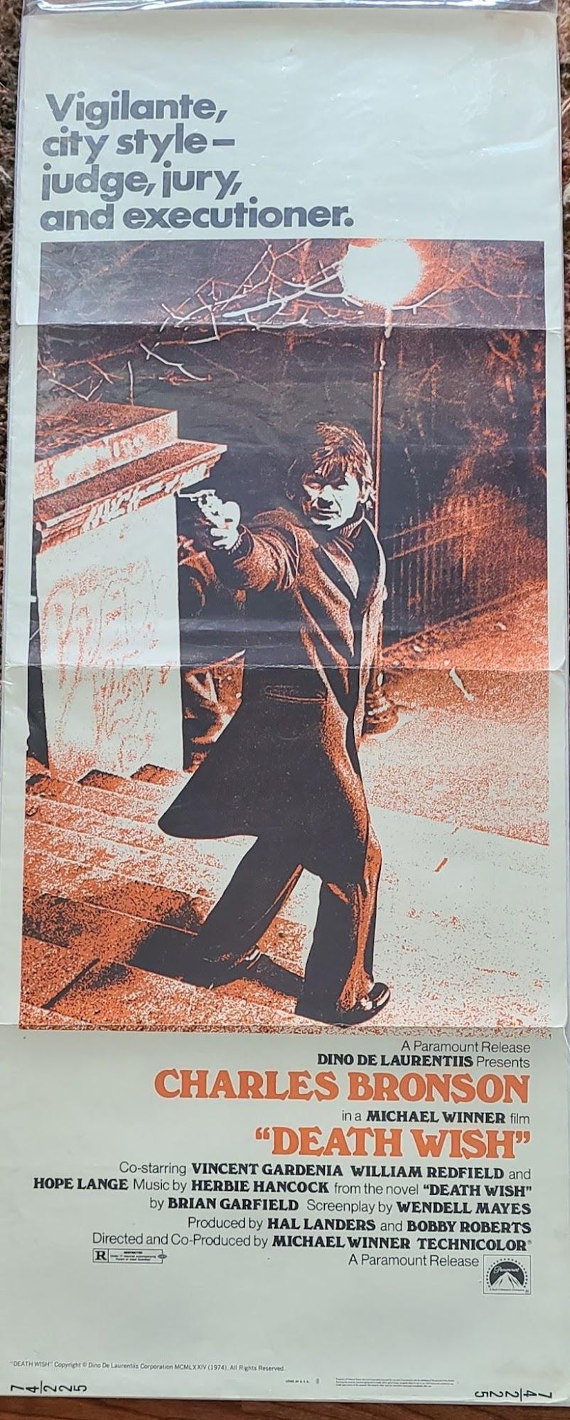 Death Wish 1974 Inserts