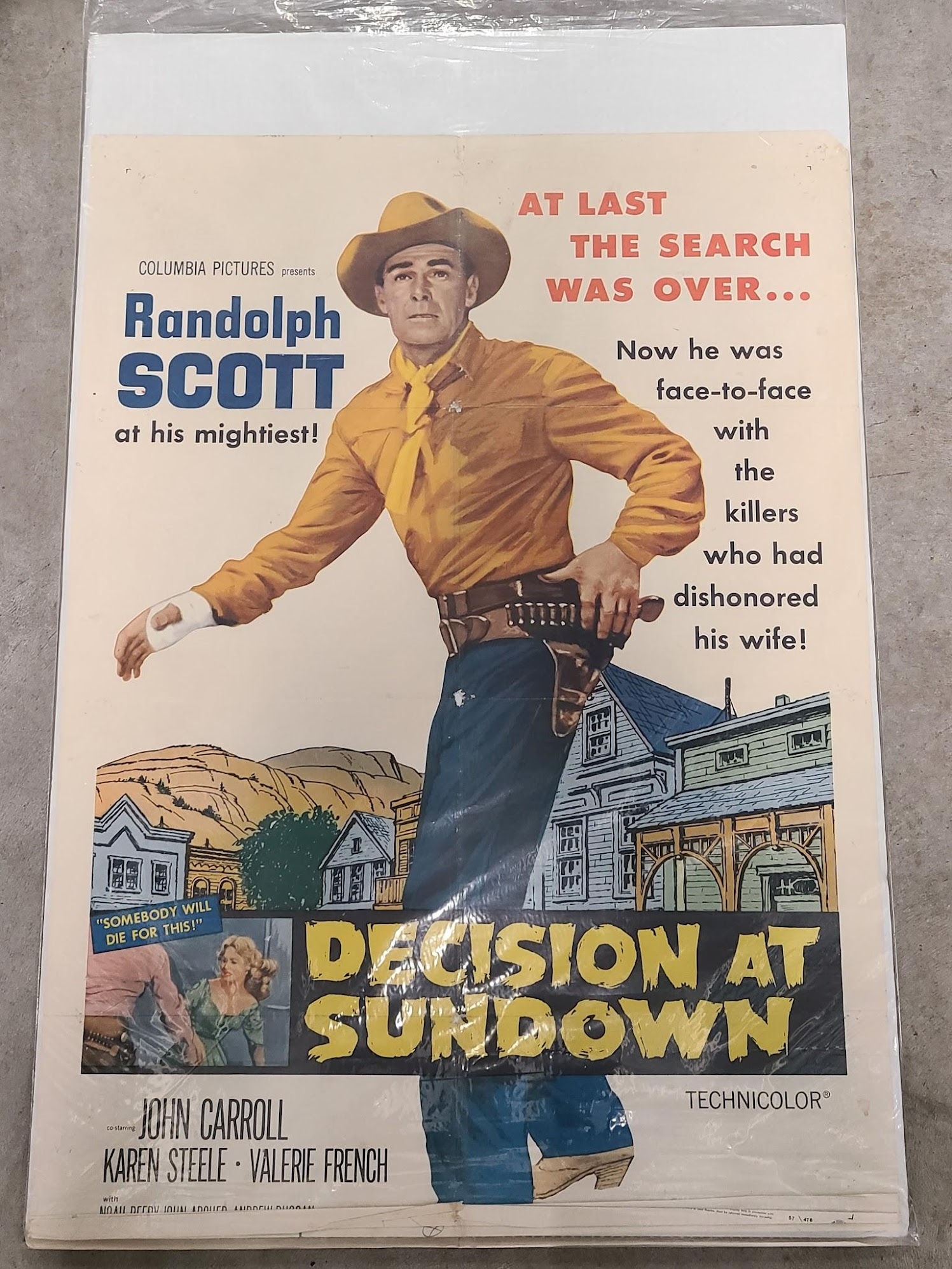 Decison At Sundown 1957 1 Sheets/US