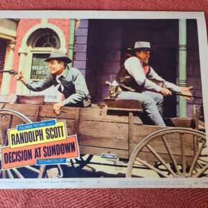 Decison At Sundown 1957 Western Lobby Cards