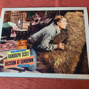 Decison At Sundown 1957 Western Lobby Cards
