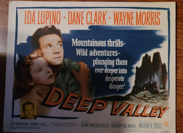 Deep Valley 1947 Title Cards