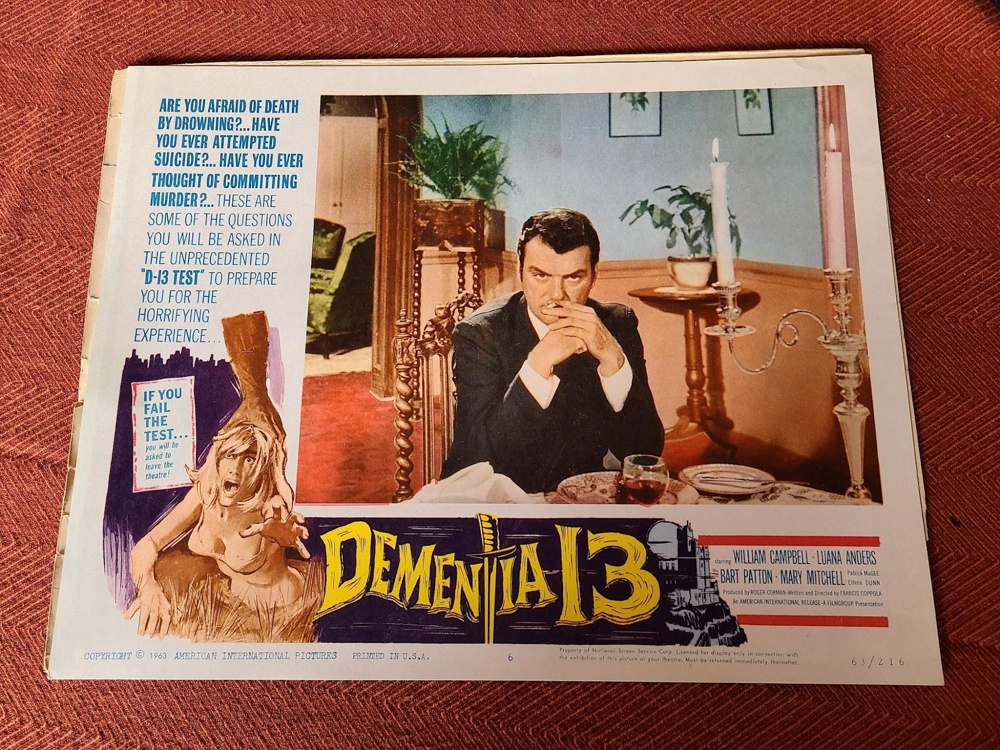 Dementia 13 1963 Scifi/Horror