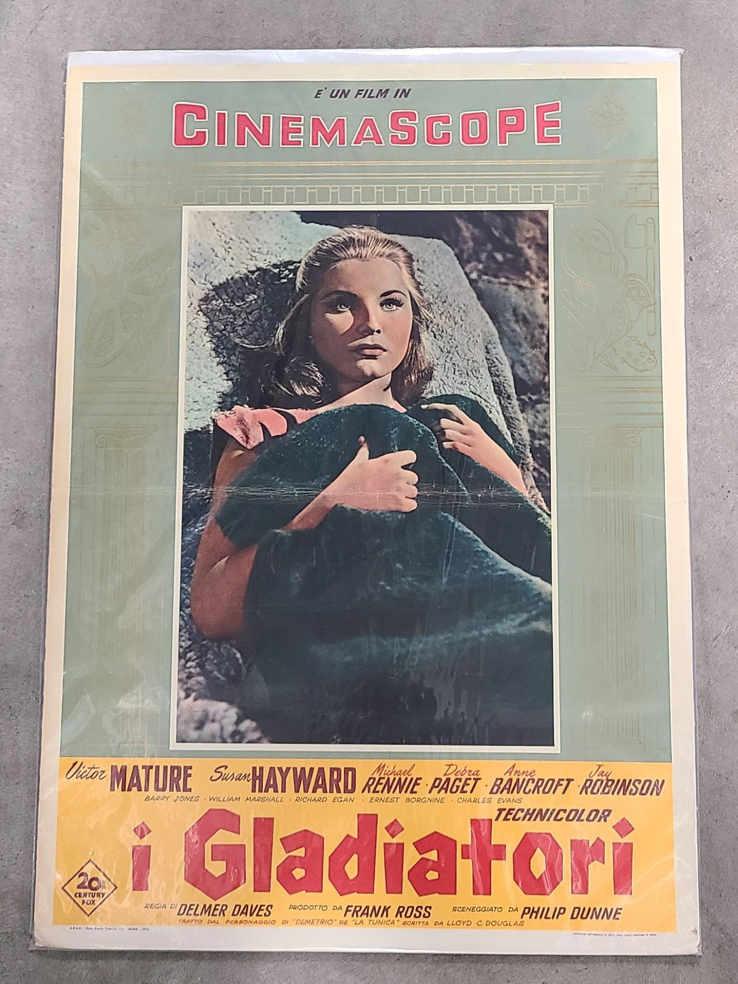 Demetrius And The Gladiators 1954 Fotobusta