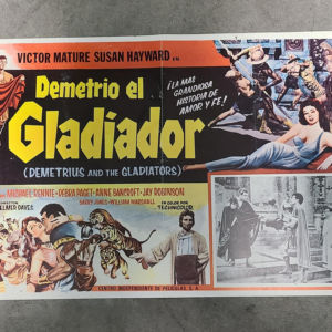 Demetrius And The Gladiators 1954 Mexican Lobby Cards