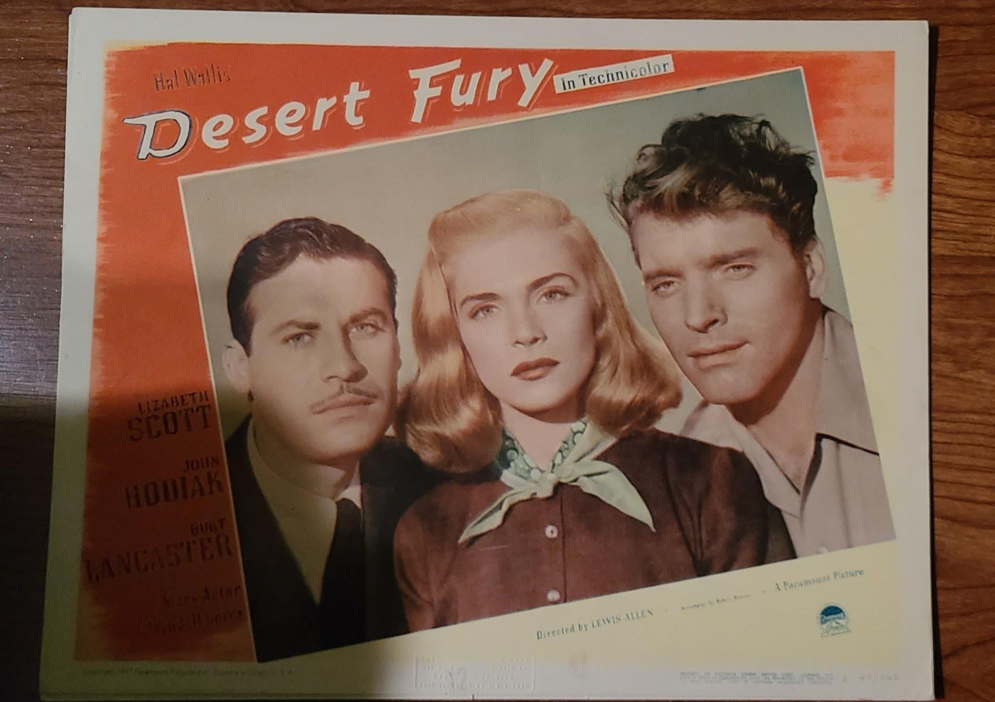 Desert Fury 1947 General Lobby Cards