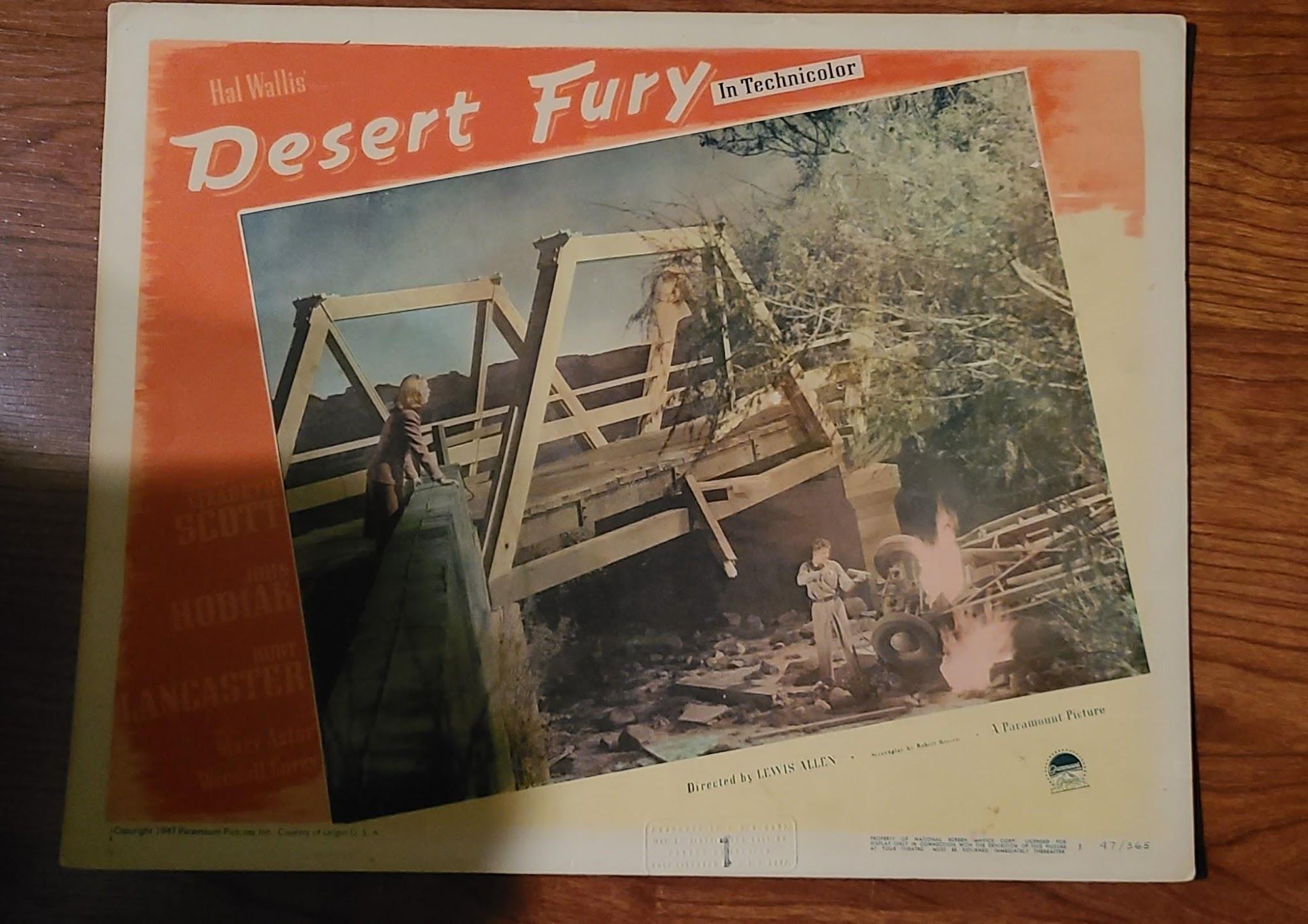 Desert Fury 1947 General Lobby Cards