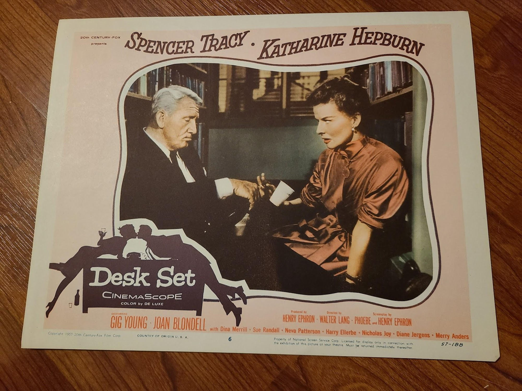 Desk Set 1957 General Lobby Cards