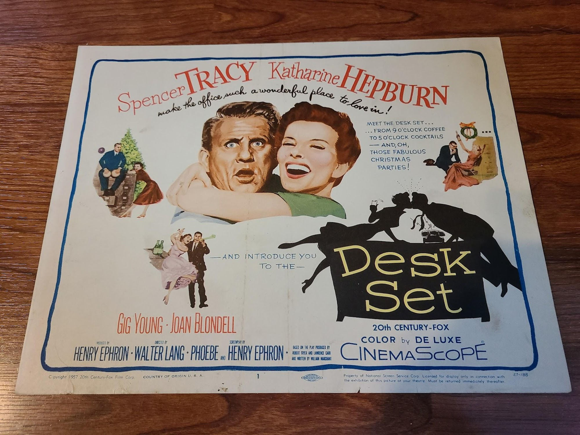 Desk Set 1957 Title Cards