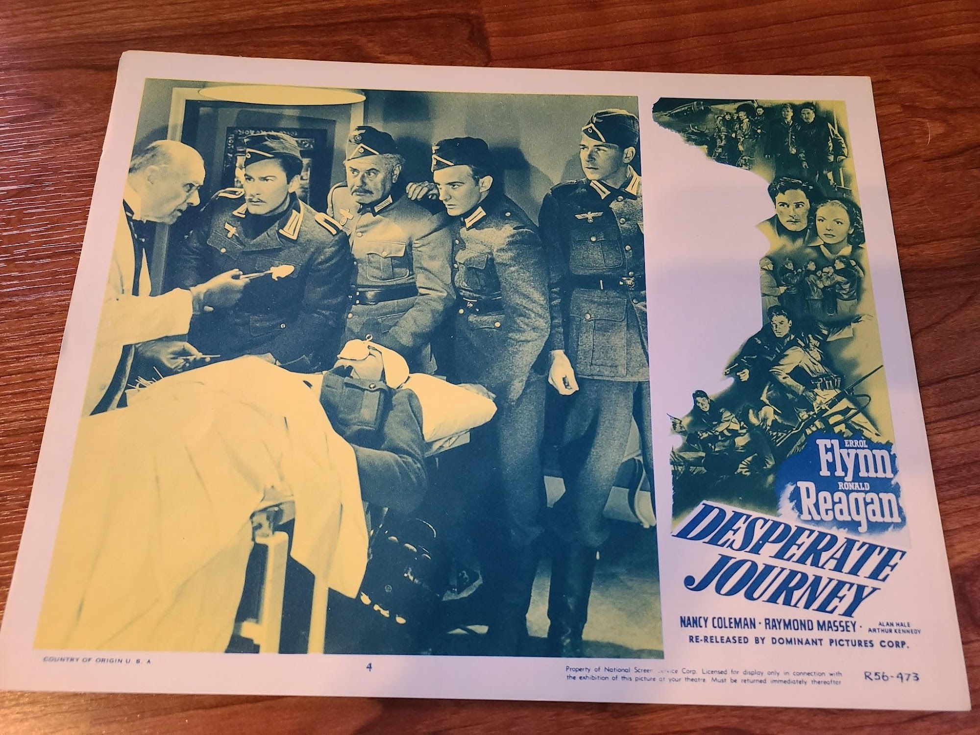 Desperate Journey 1942 Military/Aviation Lobby Cards