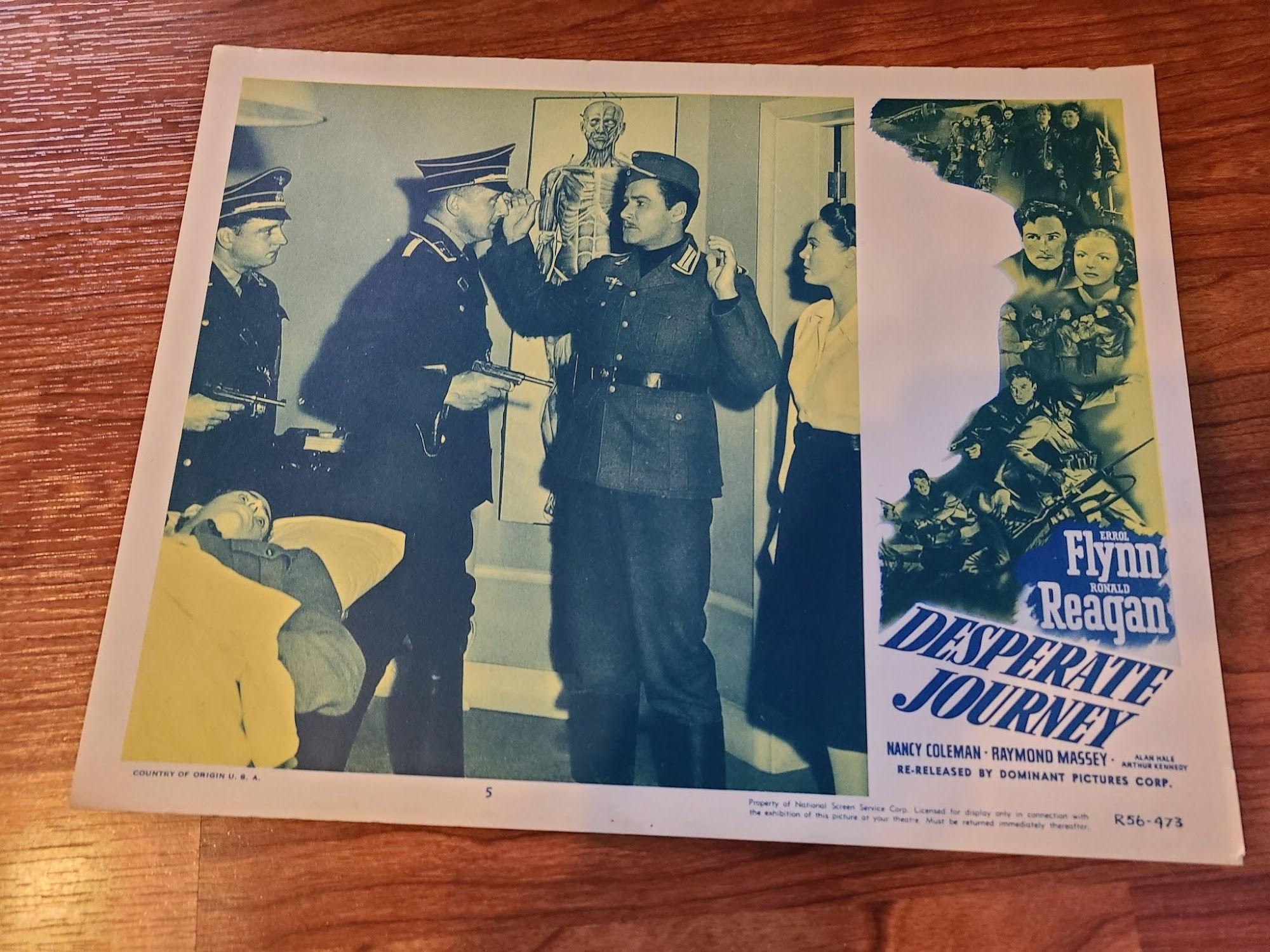 Desperate Journey 1942 Military/Aviation Lobby Cards