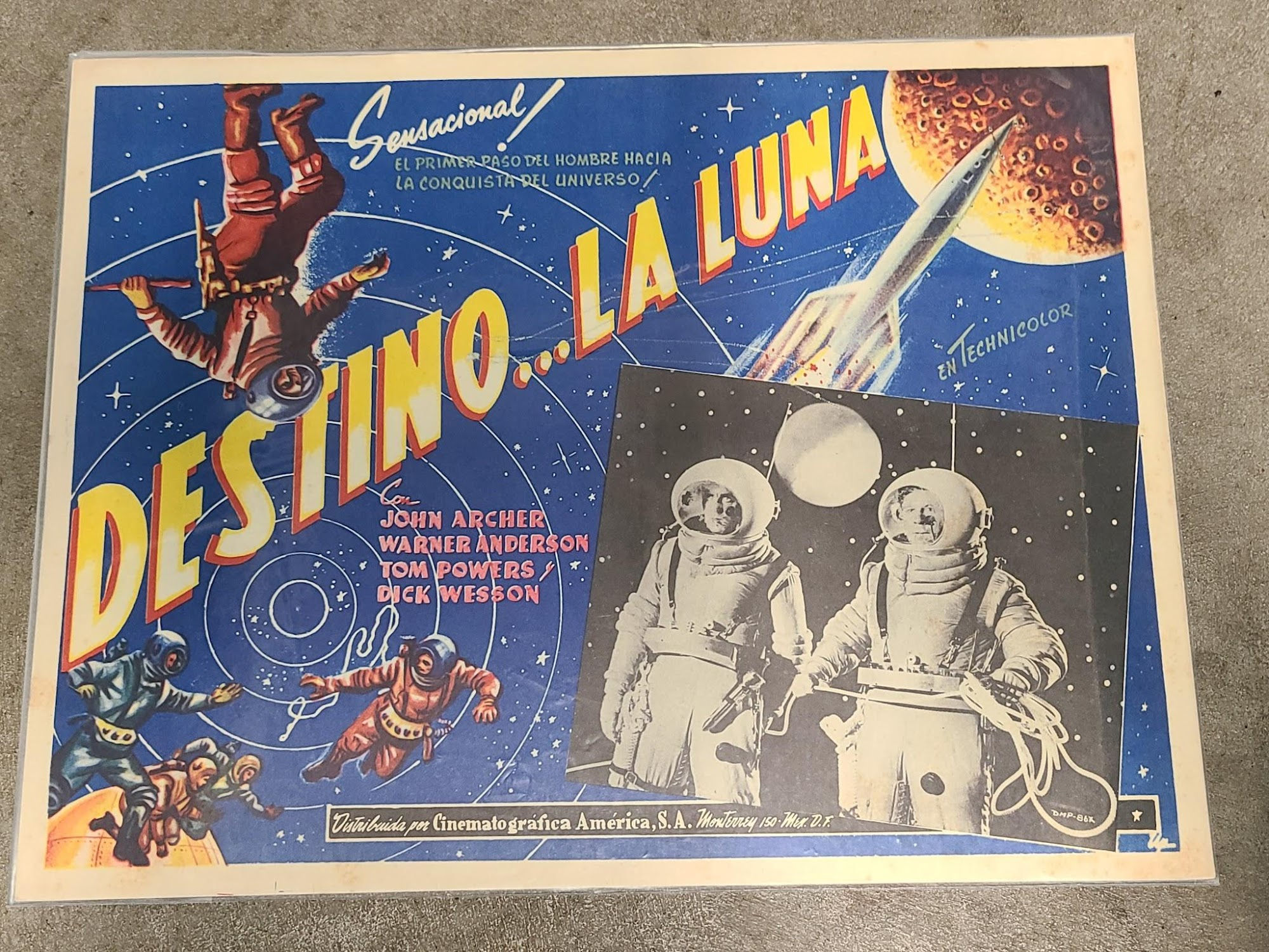 Destination Moon 1950 Mexican Lobby Cards