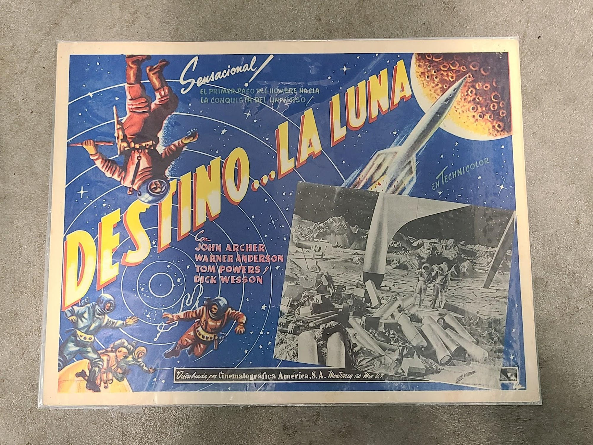 Destination Moon 1950 Mexican Lobby Cards