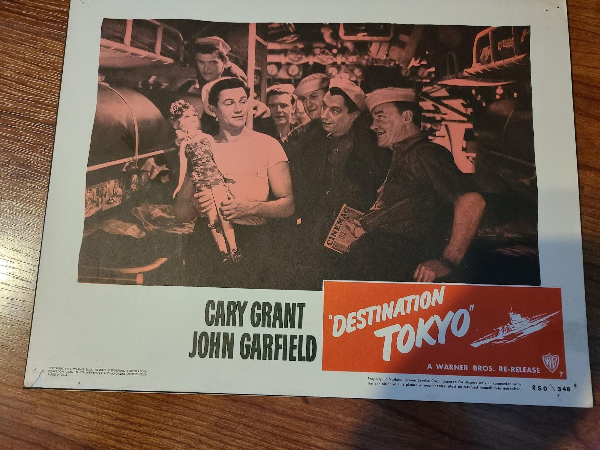 Destination Tokyo 1943 Military/Aviation Lobby Cards