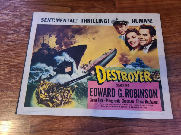 Destroyer 1943 Military/Aviation Lobby Cards