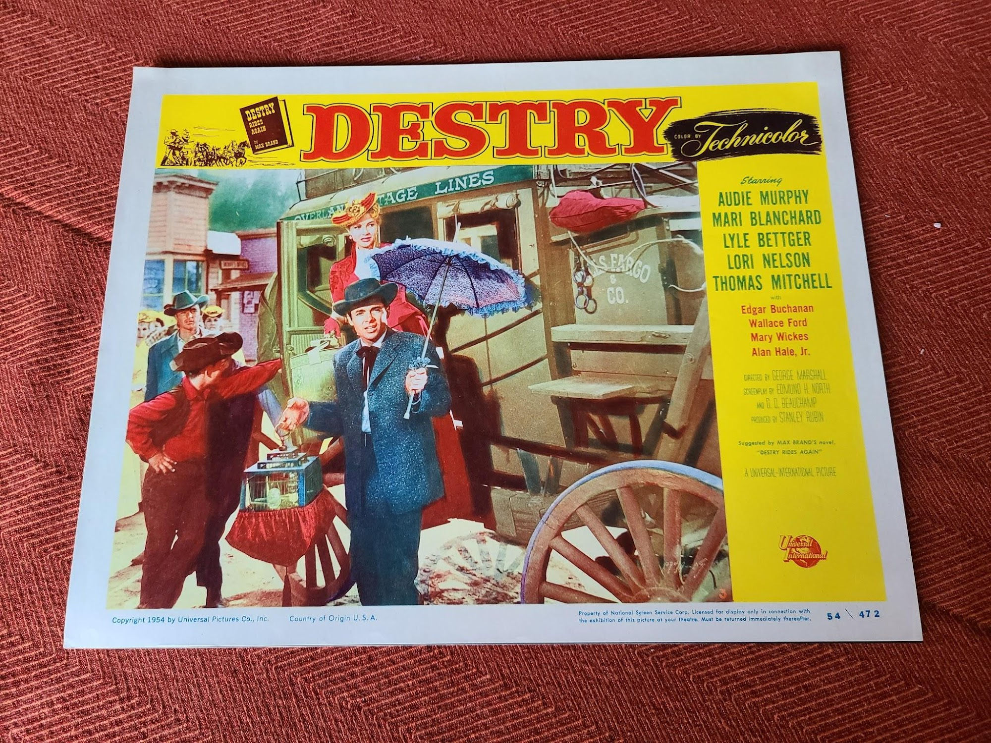Destry 1955 Western Lobby Cards