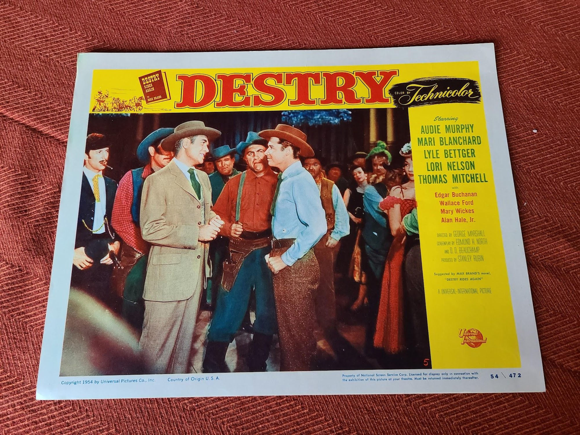 Destry 1955 Western Lobby Cards