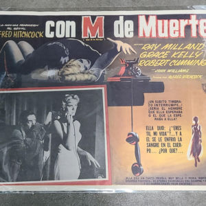 Dial M For Murder 1954 Mexican Lobby Cards